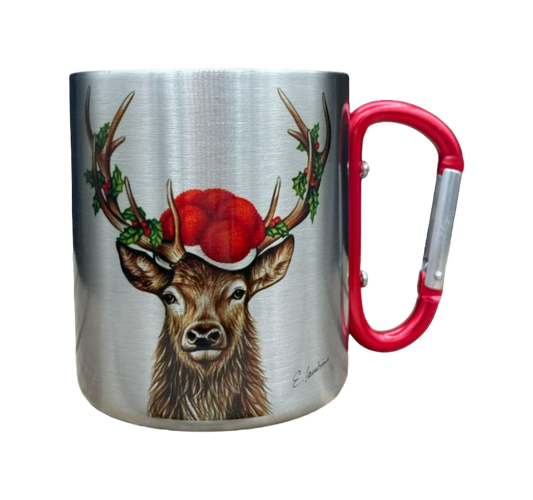 Stainless steel mug- Bollenhut Deer