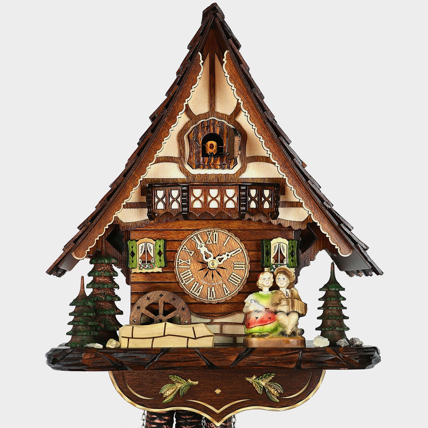 Black Forest Cuckoo Clock - Chalet Style - Besotted Couple