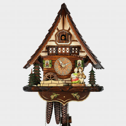 Black Forest Cuckoo Clock - Chalet Style - Besotted Couple